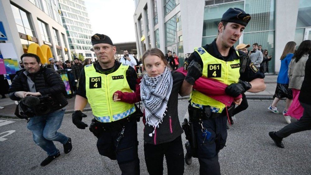 ESC 2024: Greta Thunberg bei Protesten abgeführt