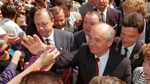 Wegbereiter der deutschen Einheit: Michail Gorbatschow ist tot