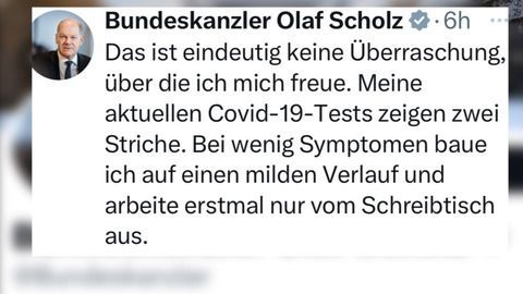 Test Covid-19 : Le chancelier Scholz a une couronne