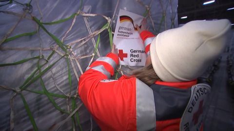 DRK bringt von Leipzig aus Hilfsgüter für Gazastreifen auf den Weg
