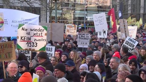 Gegen Rechtsextremismus: Zehntausende Menschen bei Demo in Hannover