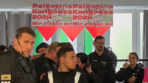 Polizei löst «Palästina-Kongress» in Berlin auf