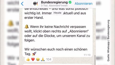 «Hallo, hier ist Olaf Scholz» - Regierung jetzt auch auf WhatsApp