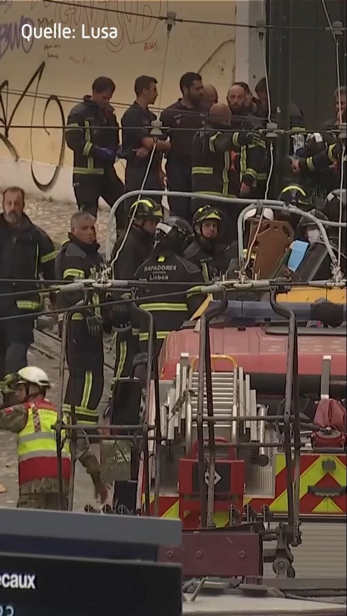 16 Tote und 21 Verletzte: So kam es zum Seilbahn-Unglück in Lissabon