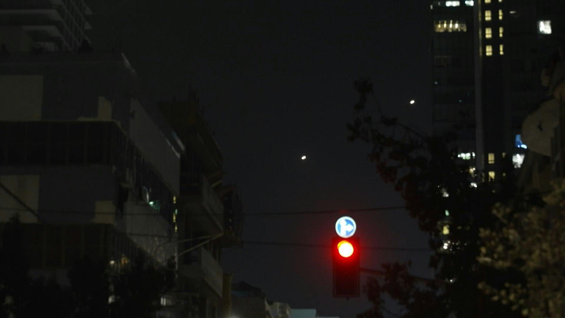 Israel's Iron Dome system intercepts rockets over Tel Aviv as country enters 2024