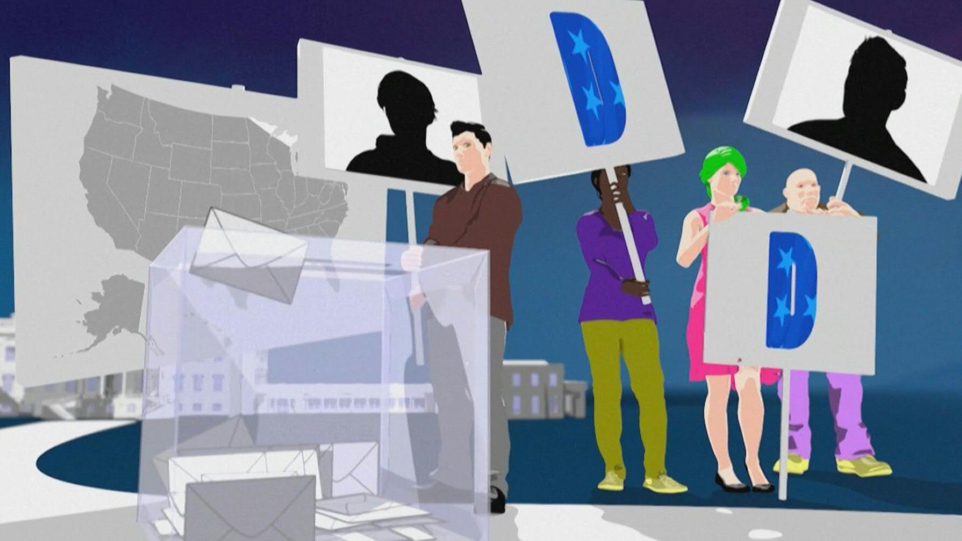 Videografik: Der lange Weg ins Weiße Haus