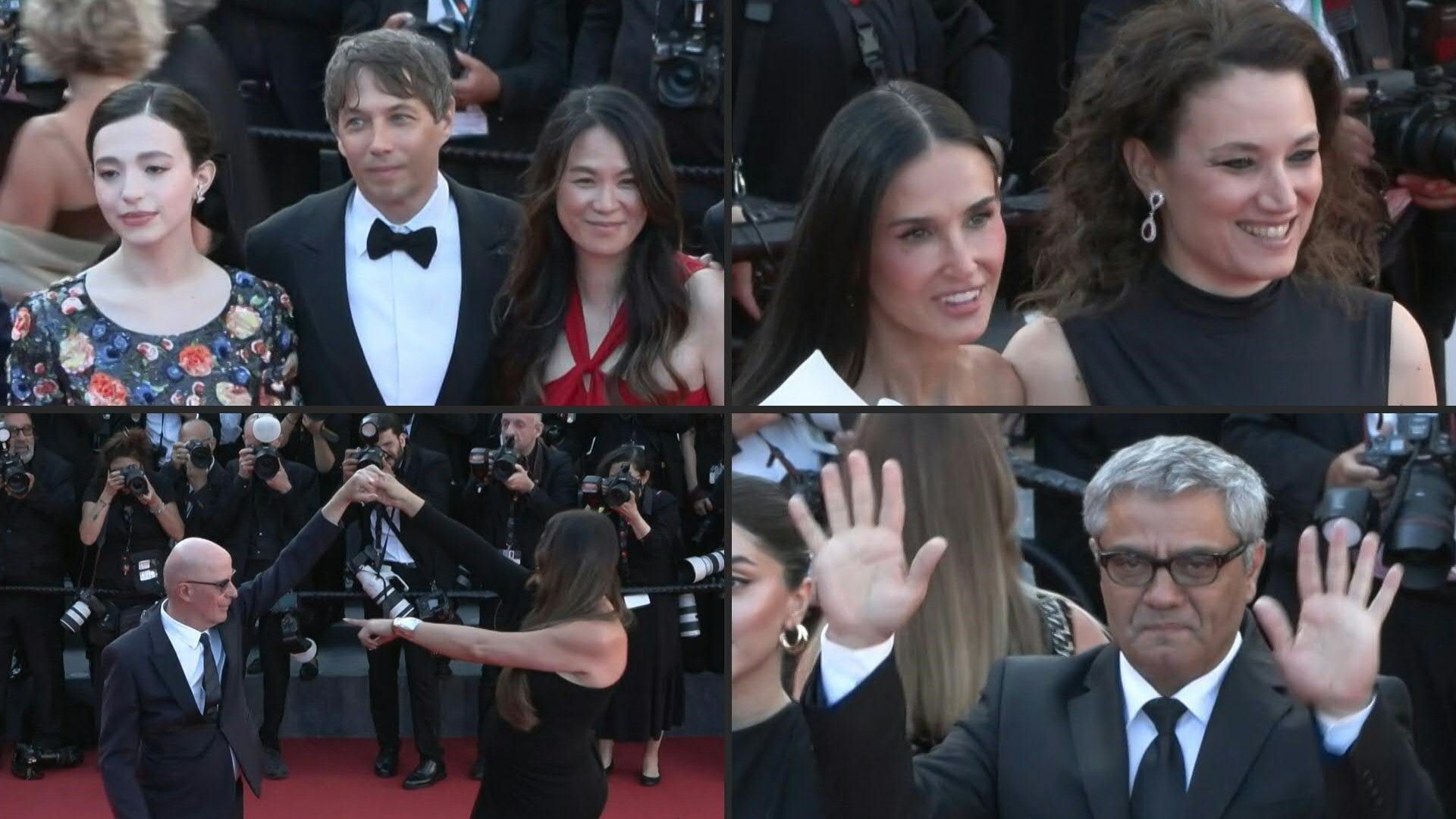 Directors Competing for the 2024 Palme d’Or arrive on the red carpet