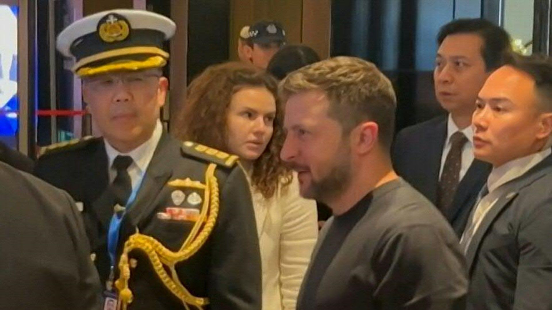 Ukraine's Zelensky arrives at Singapore security forum