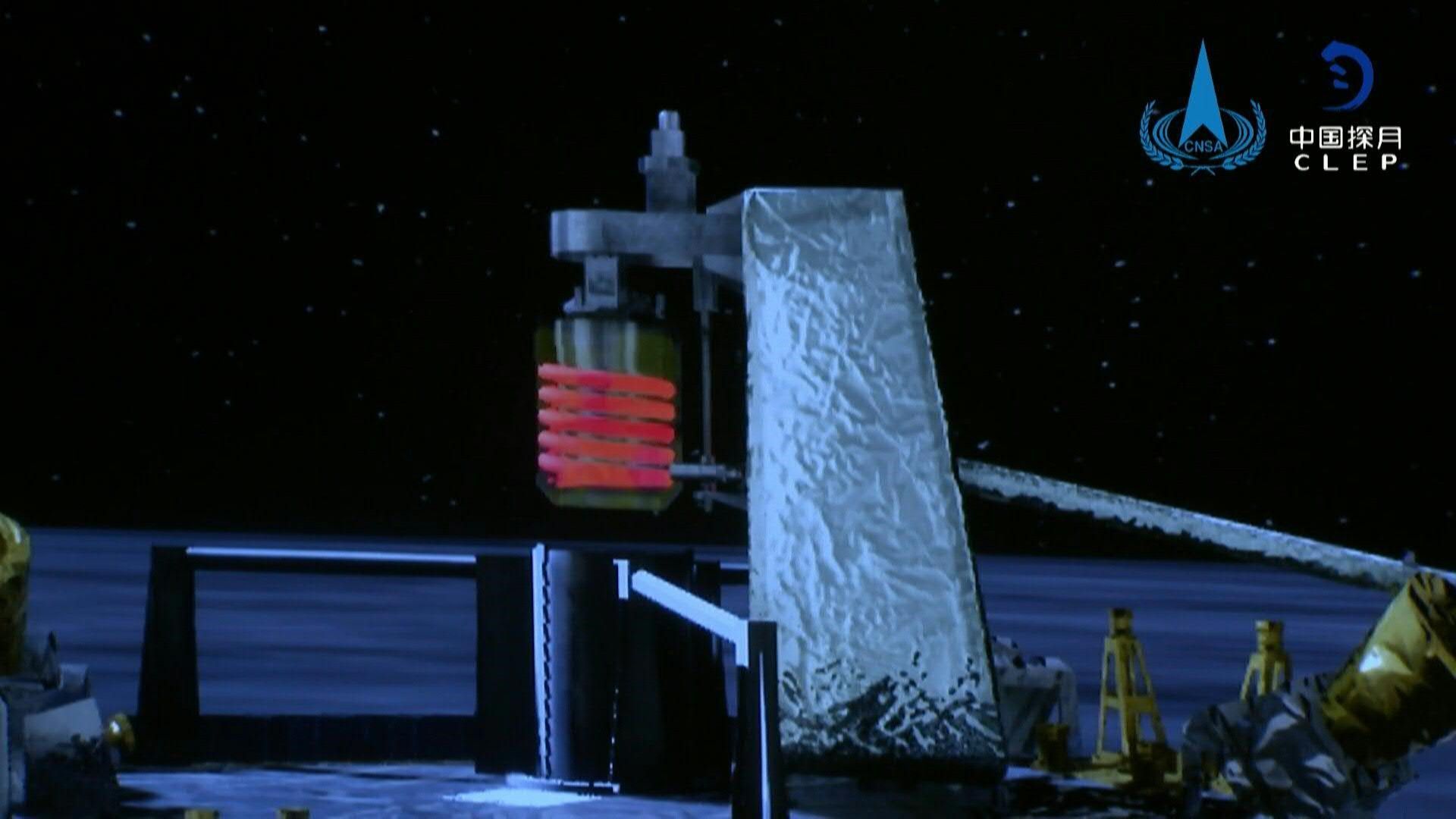 China lunar probe collects samples from the far side of the Moon