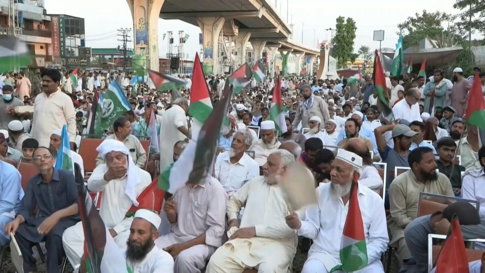Pakistan religious party leads protest against killing of Hamas chief Haniyeh
