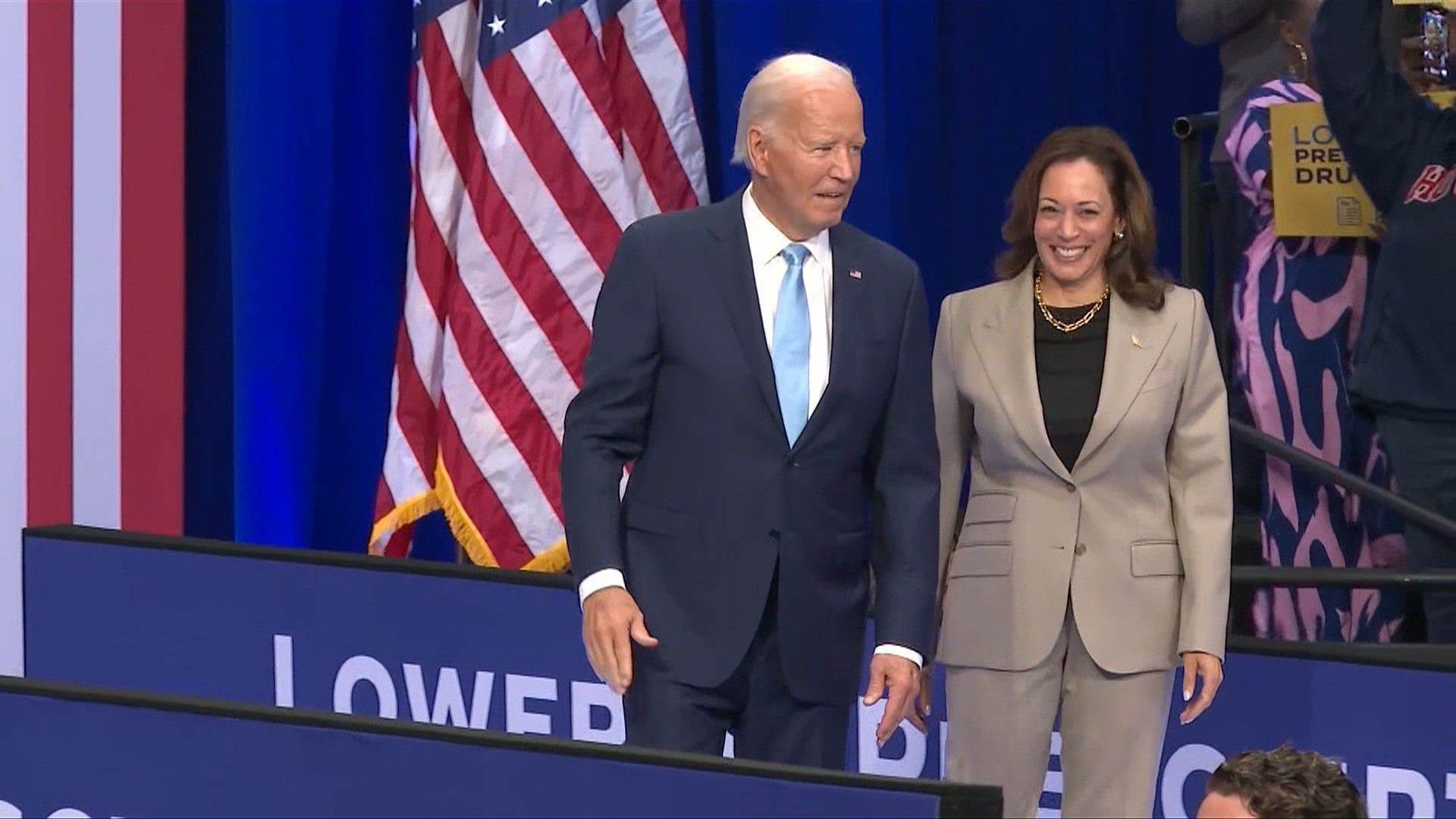 Biden: Harris wird eine "verdammt gute Präsidentin sein"