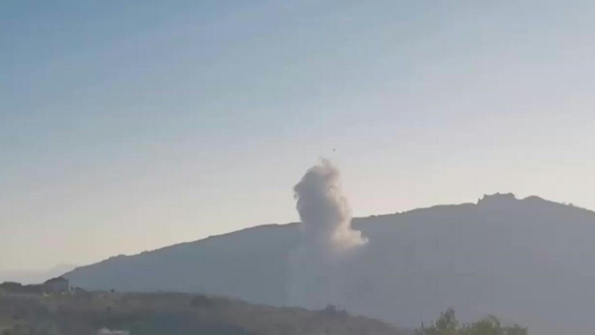 Smoke rises over southern Lebanese villages after Israeli strikes
