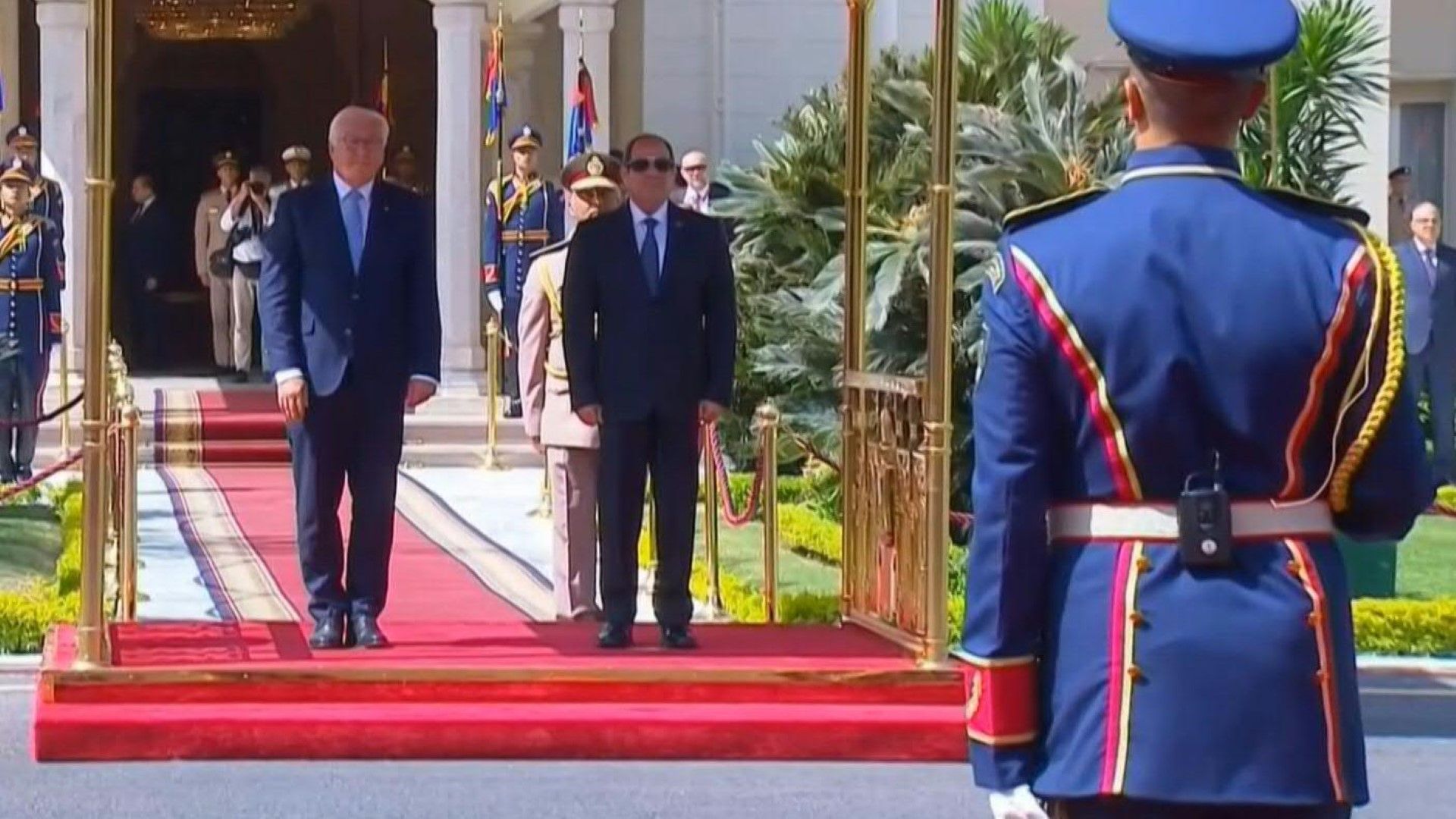 Steinmeier von ägyptischem Präsidenten Sisi empfangen