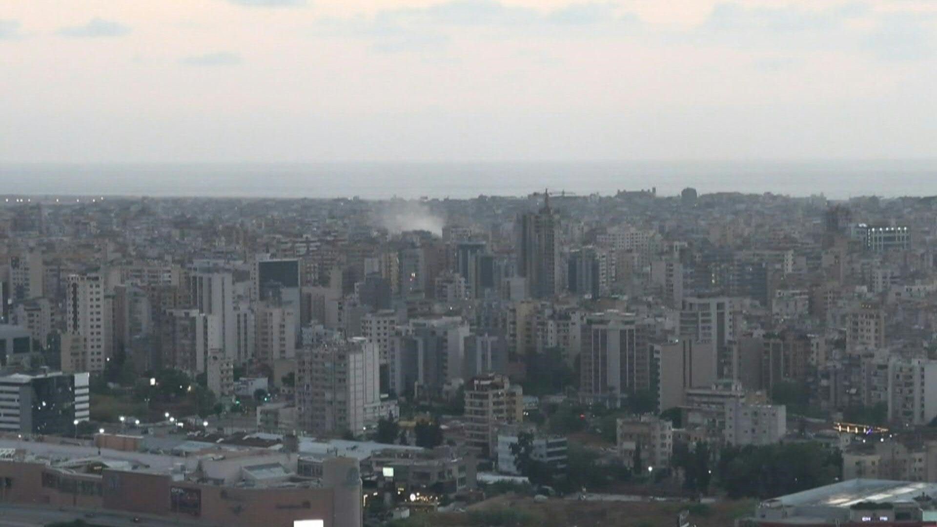 Smoke billows over Beirut suburb after Israeli army says conducted 'targeted strike'