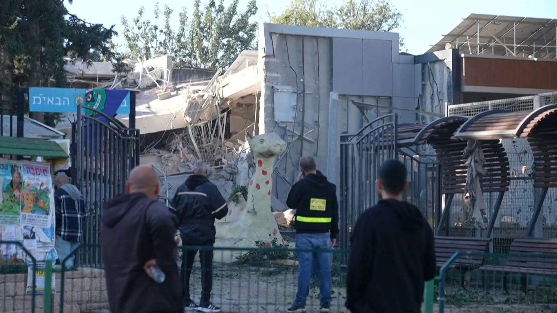 Damage at Ramat Gan school after Israel intercepts missile from Yemen