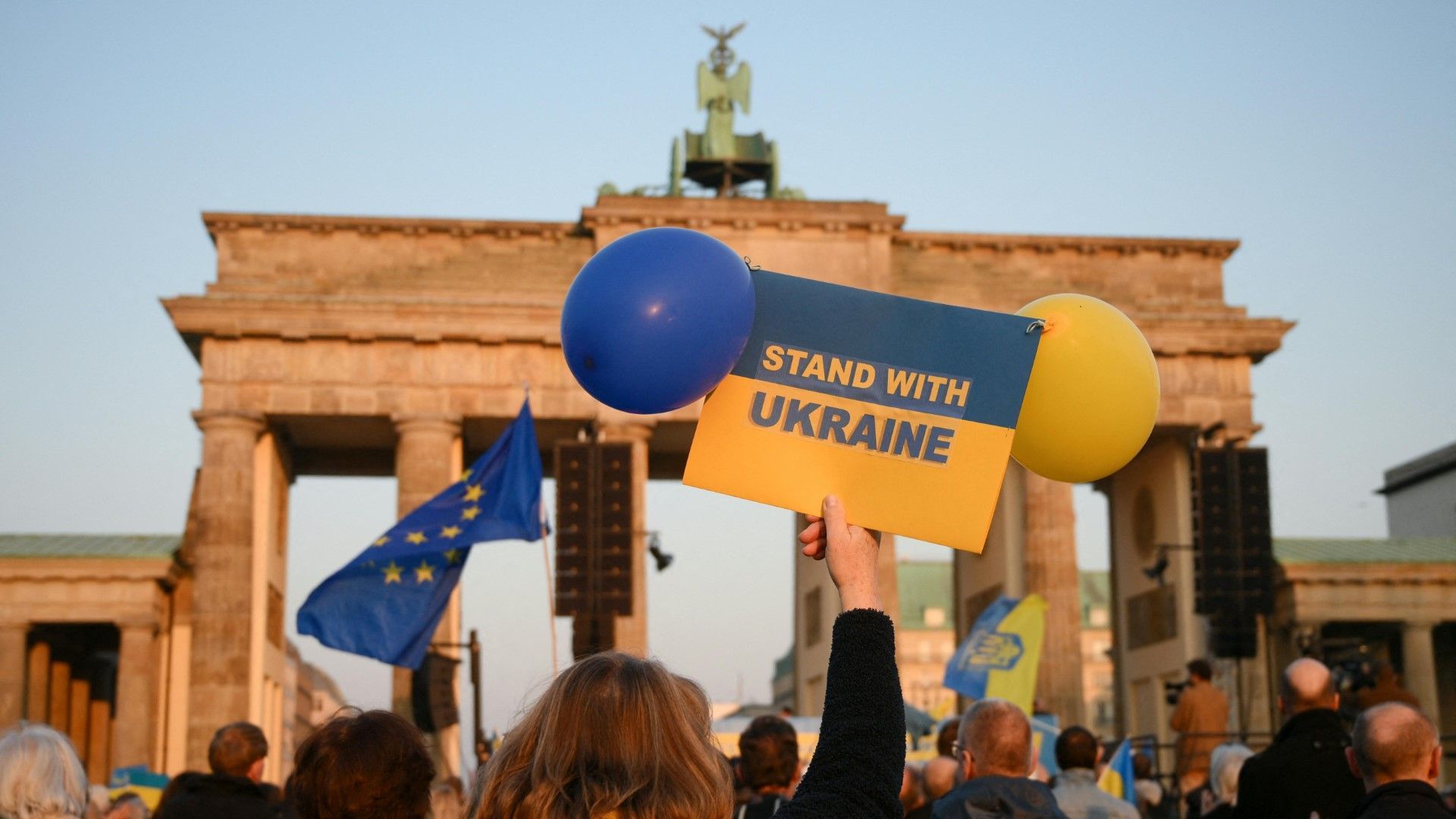 Ukraine-Solidaritätsdemonstration in Berlin