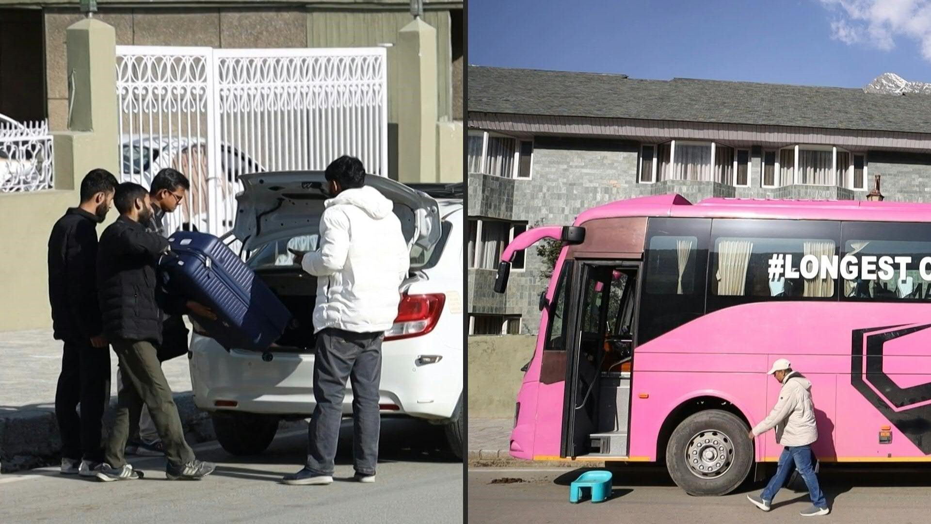 Video: Tourists leave Indian town after gunmen kill dozens of civilians in Kashmir