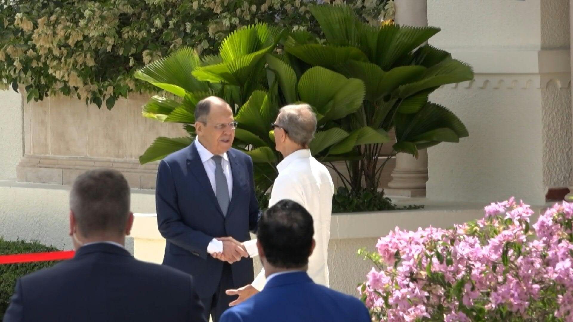 Video: Dominican FM welcomes Russian FM Sergei Lavrov to ministry in Santo Domingo