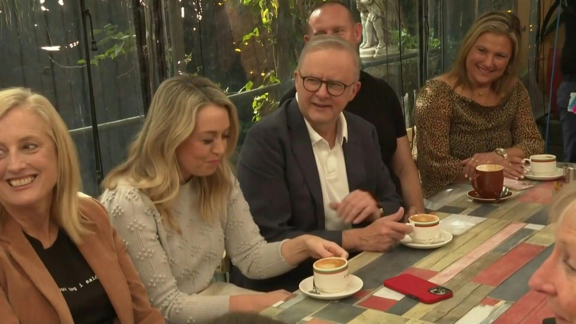 Video: Australian PM Albanese goes for coffee in Sydney after election win