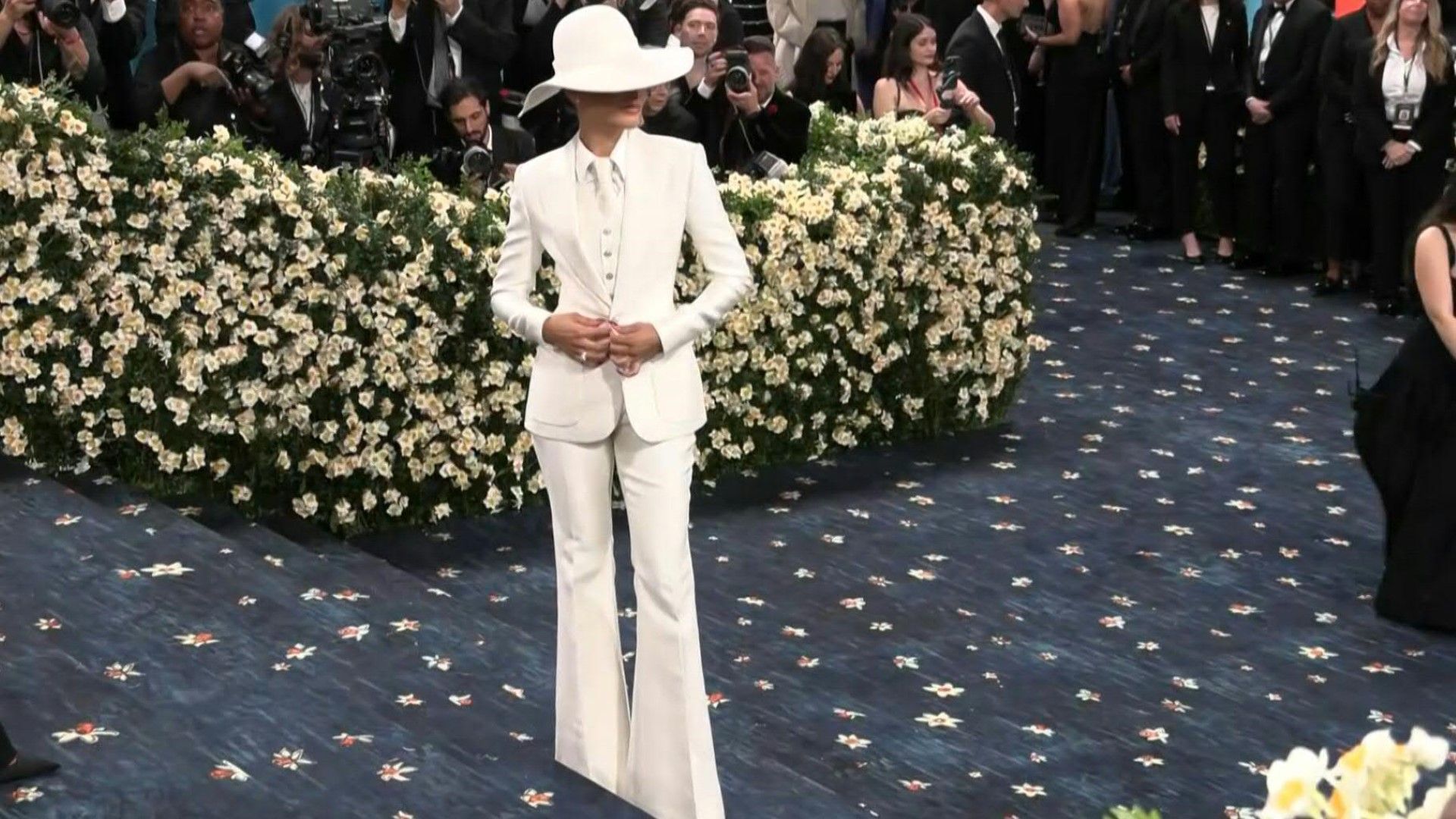 Zendaya arrives at the Met Gala in New York