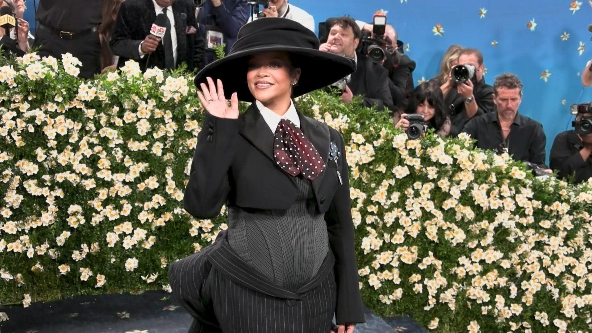 Rihanna reveals third pregnancy on Met Gala night