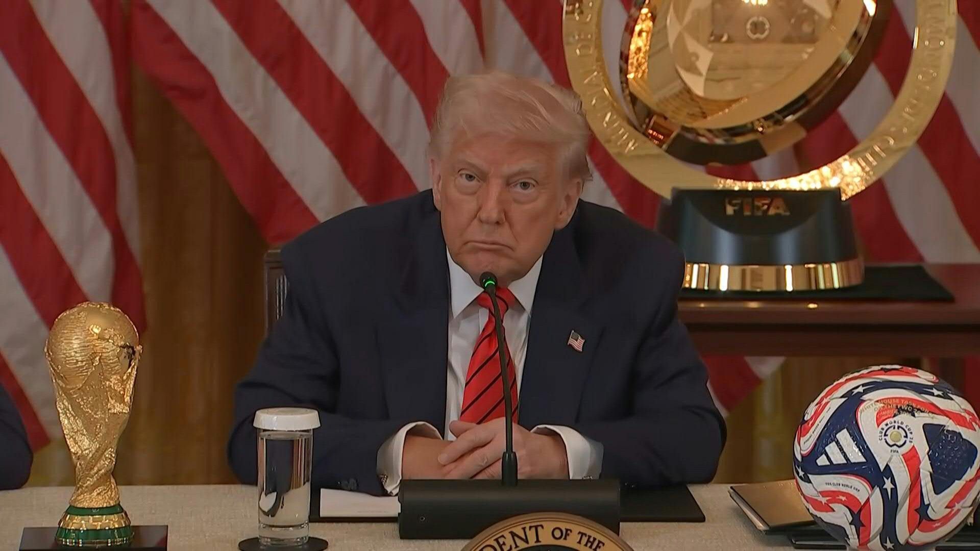 Video: Trump says 'no tension' in 'very great' Carney meeting