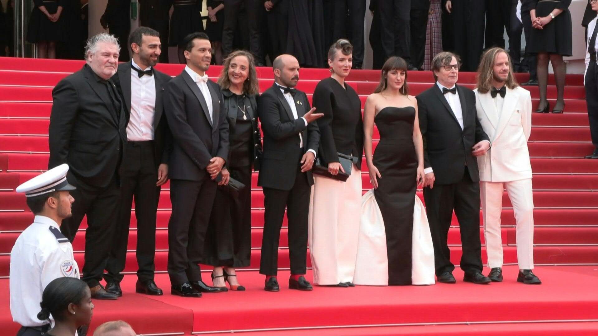 Cannes Film Festival: Cast of the opening film "Partir un jour" arrive on the red carpet