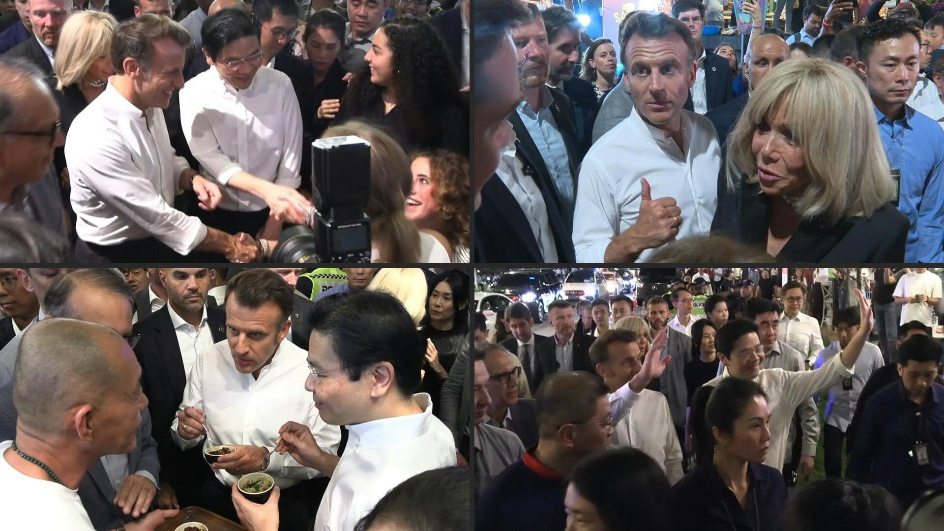 Video: Emmanuel Macron arrives in Singapore for final stop on Southeast Asia tour
