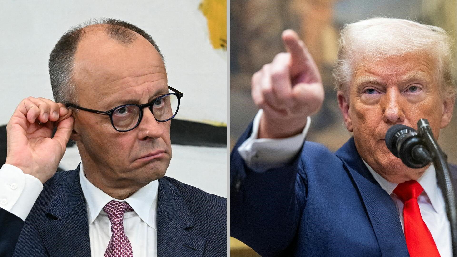 Merz bei Trump: Da sind sich Berlin und Washington uneins