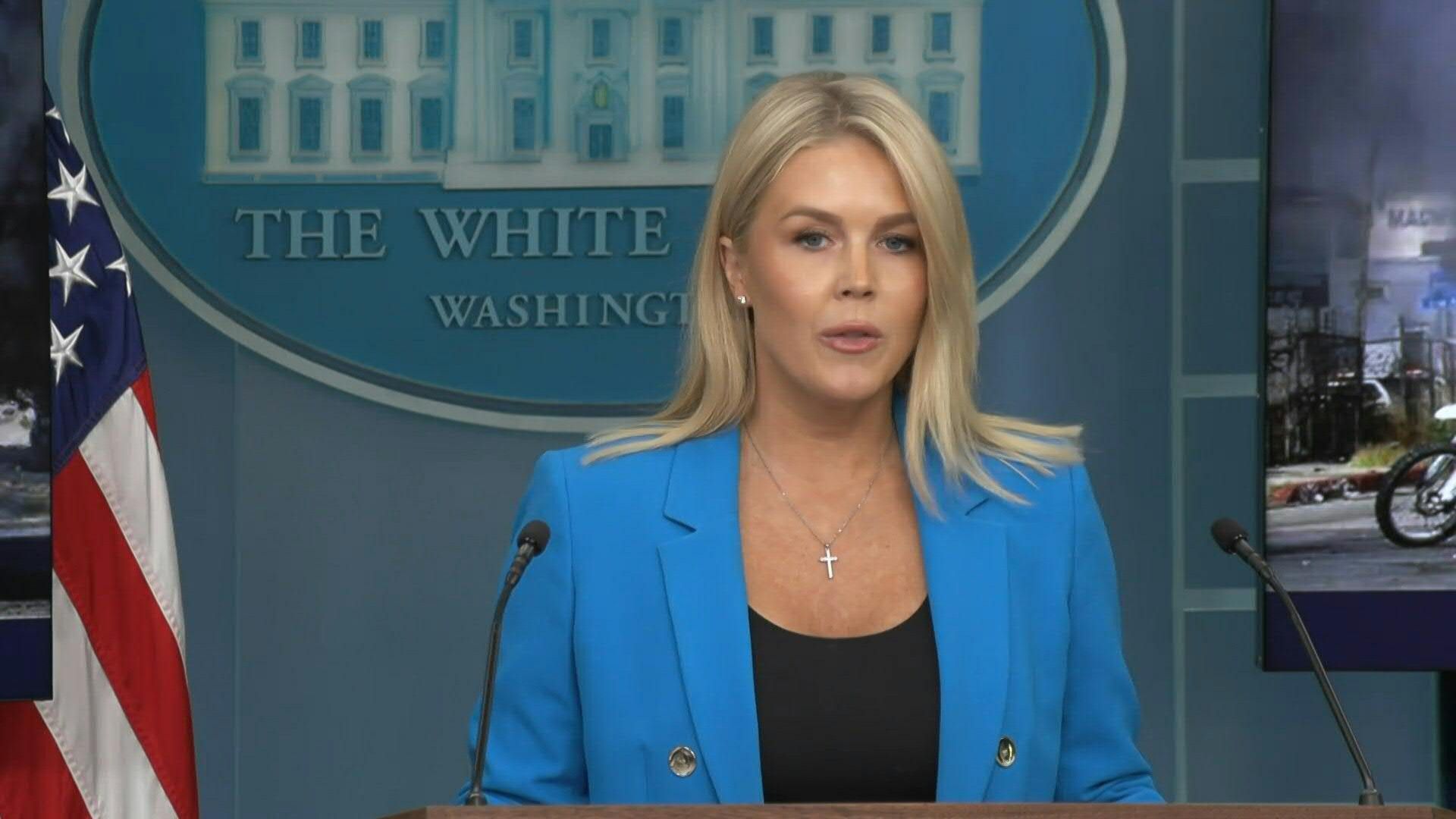 Video: White House says Trump won't allow 'mob rule in America'