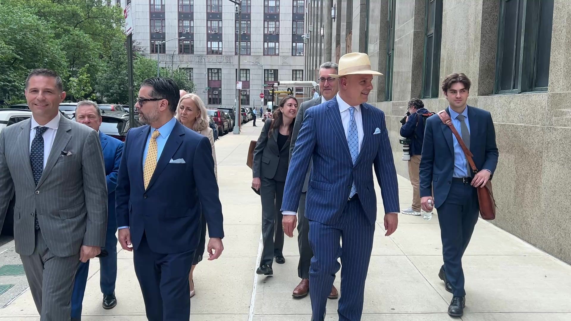 Video: Harvey Weinstein's lawyers leave New York court after he was found guilty of sexual assault