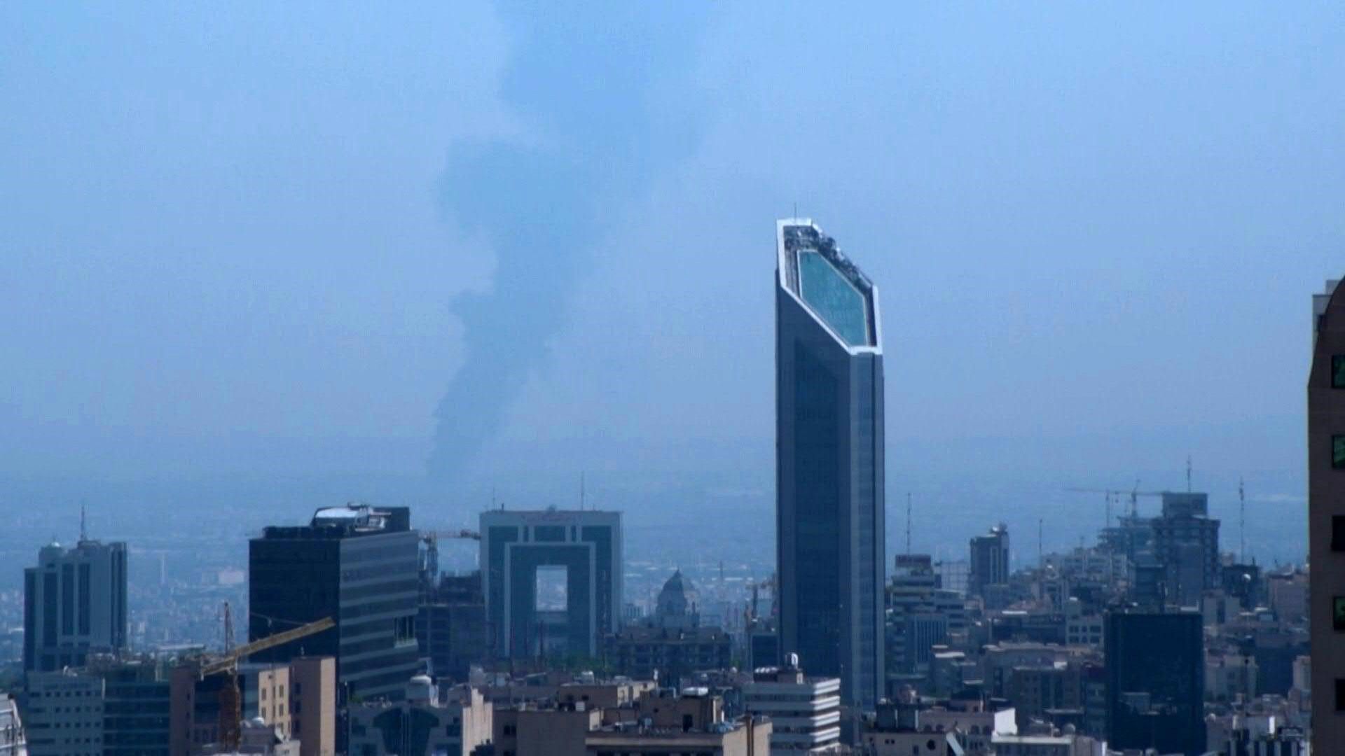 Smoke rises from Tehran skyline amid ongoing Israeli strikes
