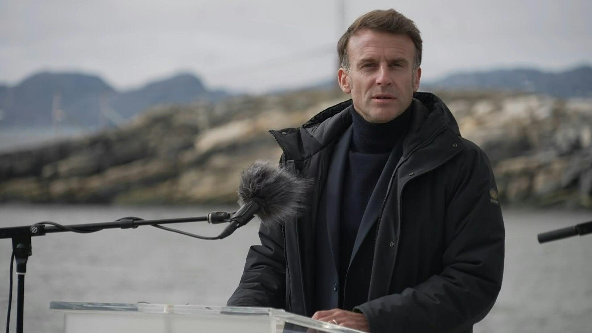 Video: EU agrees Greenland 'not to be sold, not to be taken,' says Macron