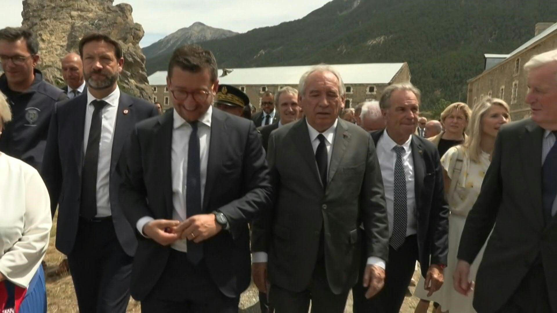French PM François Bayrou visits 2030 Olympics site in southern France