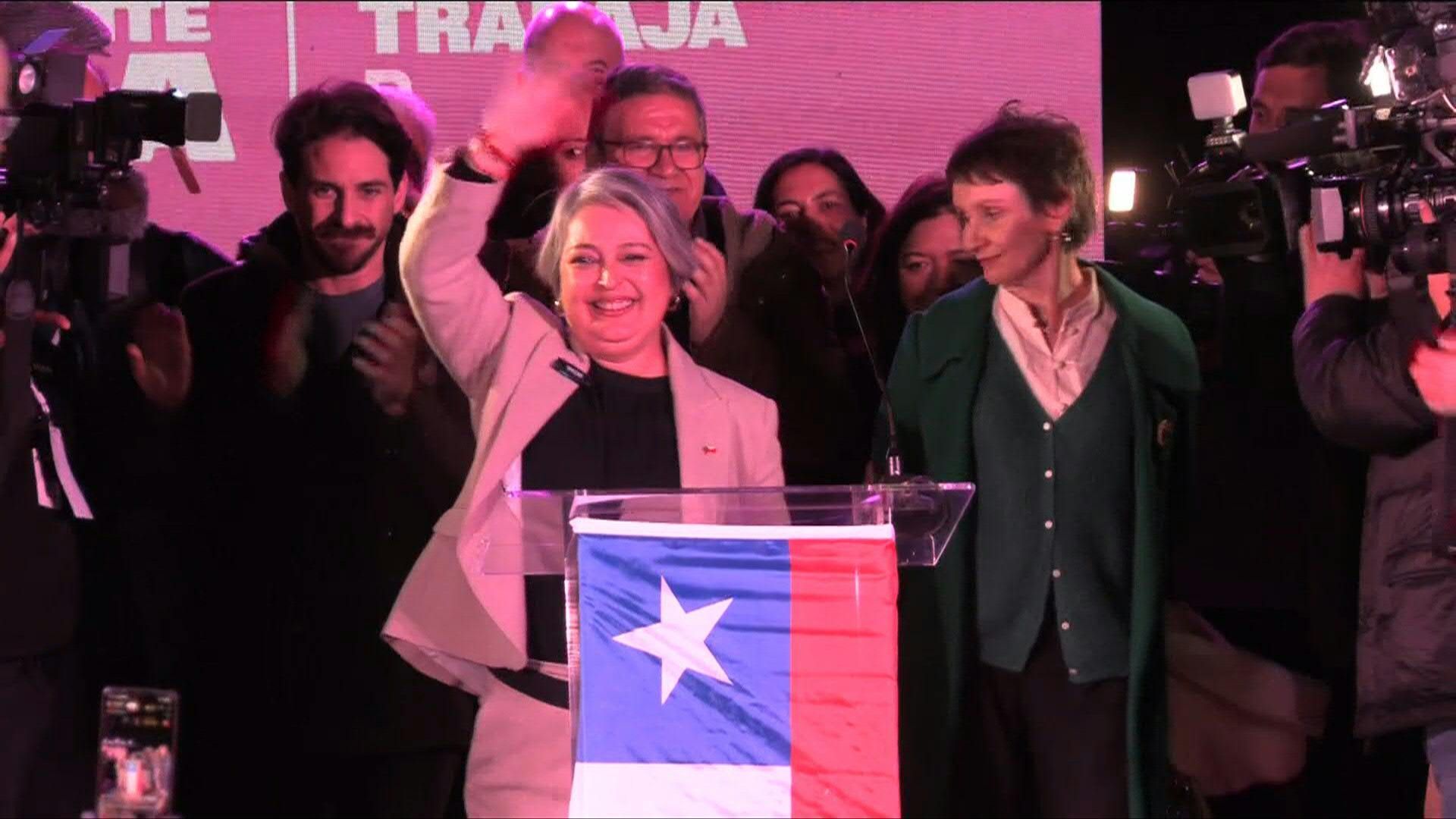 Chile: Jeannette Jara addresses supporters after winning ruling coalition's primary