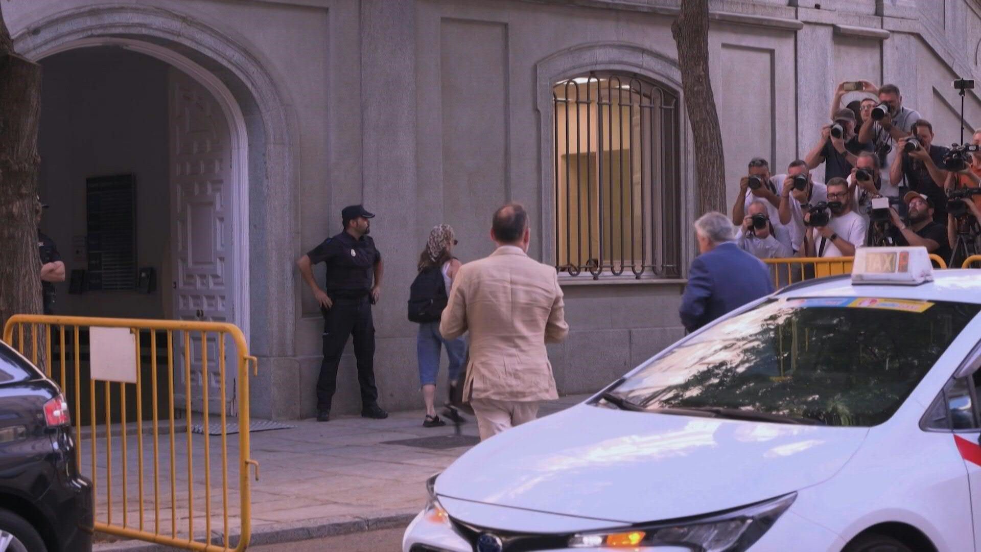 Socialist heavyweight Cerdan arrives to testify at Spain's Supreme Court