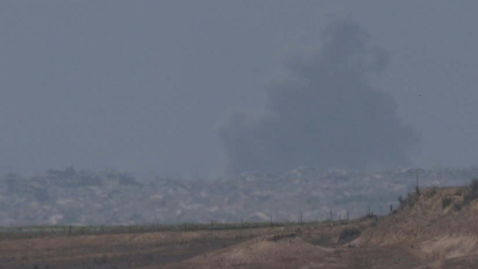 Smoke, aid airdrop over north Gaza as Israel pauses some fighting