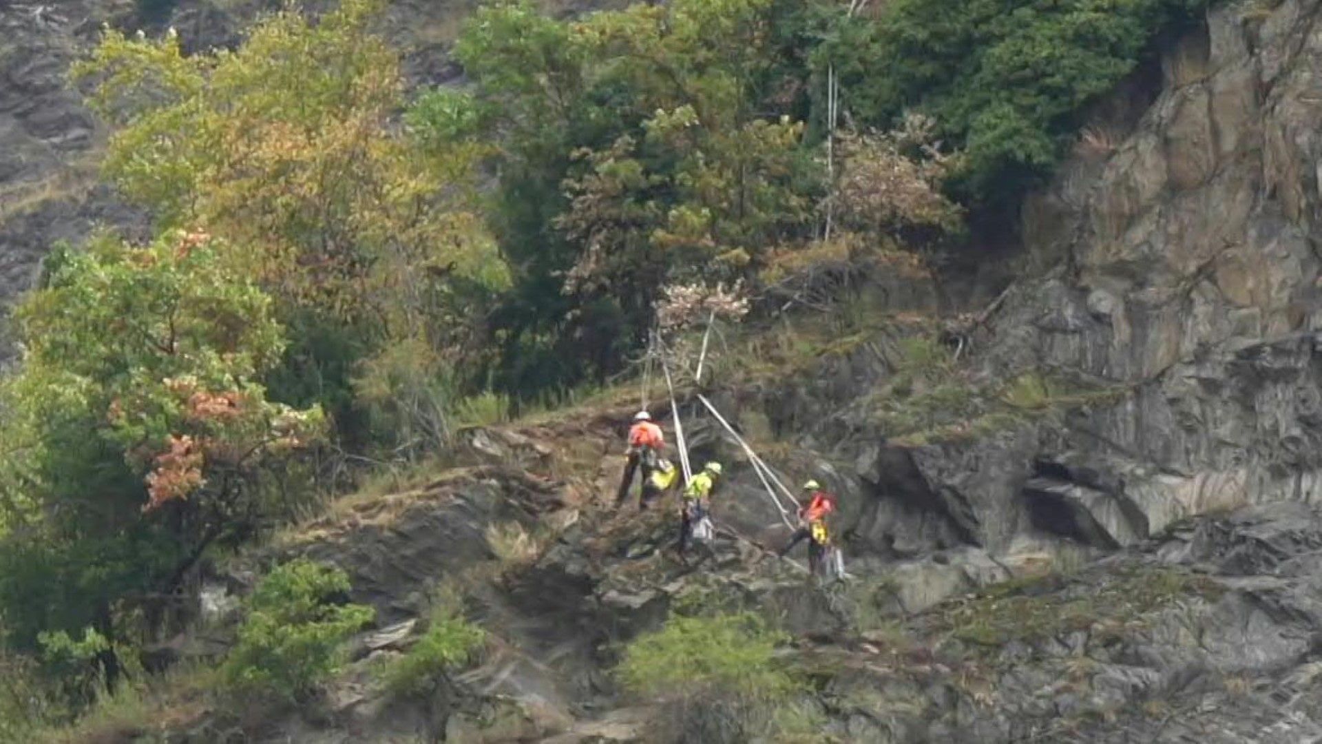 Authorities secure site of landslide on France’s highway that killed two people