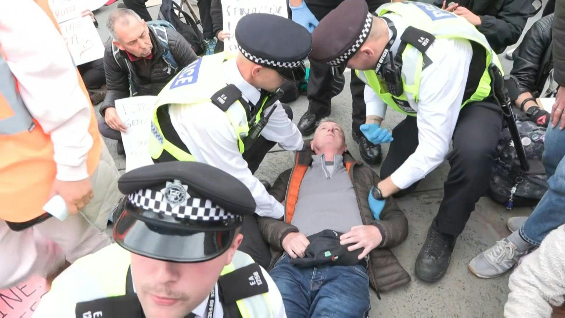 Video: Supporters of Palestine Action stage fresh demonstrations against the group's ban