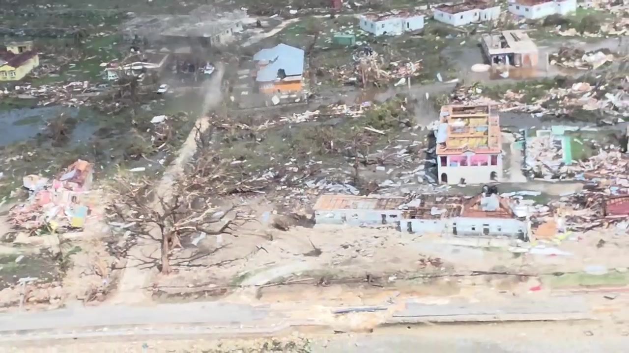 Aerial images show devastation in Jamaica in Hurricane Melissa's wake