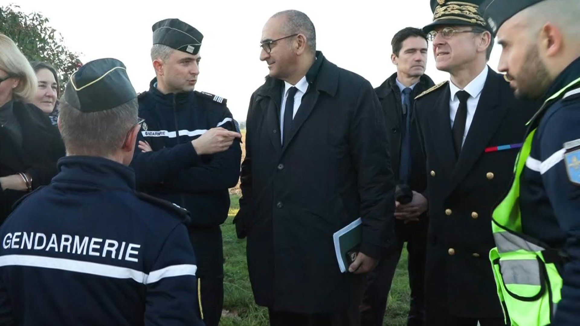 Video: French interior minister visits law enforcement ahead of New Year's Eve