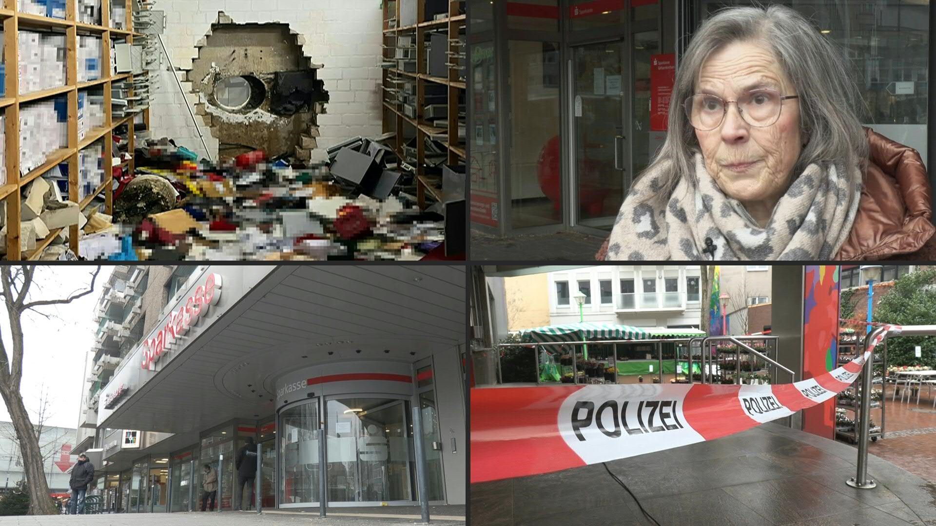 Video: Sparkassen-Raub von Gelsenkirchen: Kunden bangen um ihr Vermögen