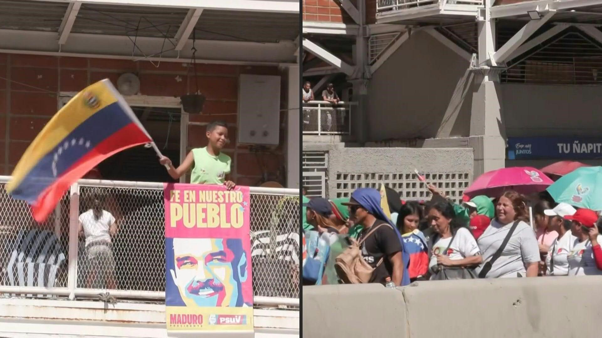 Video: Supporters of deposed Venezuelan president Maduro march in capital
