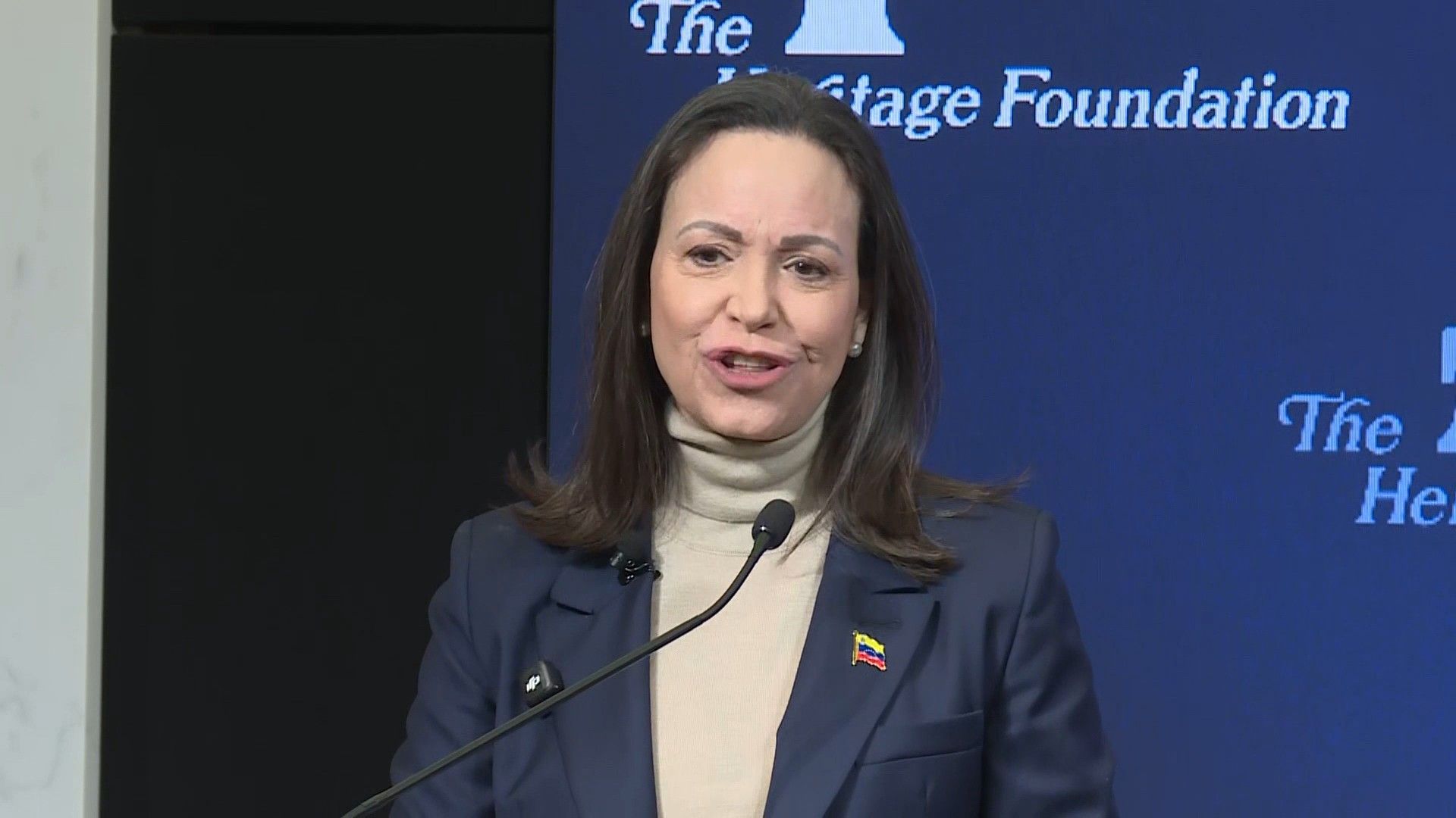 Video: Machado says Venezuela will be free with support of US, Trump