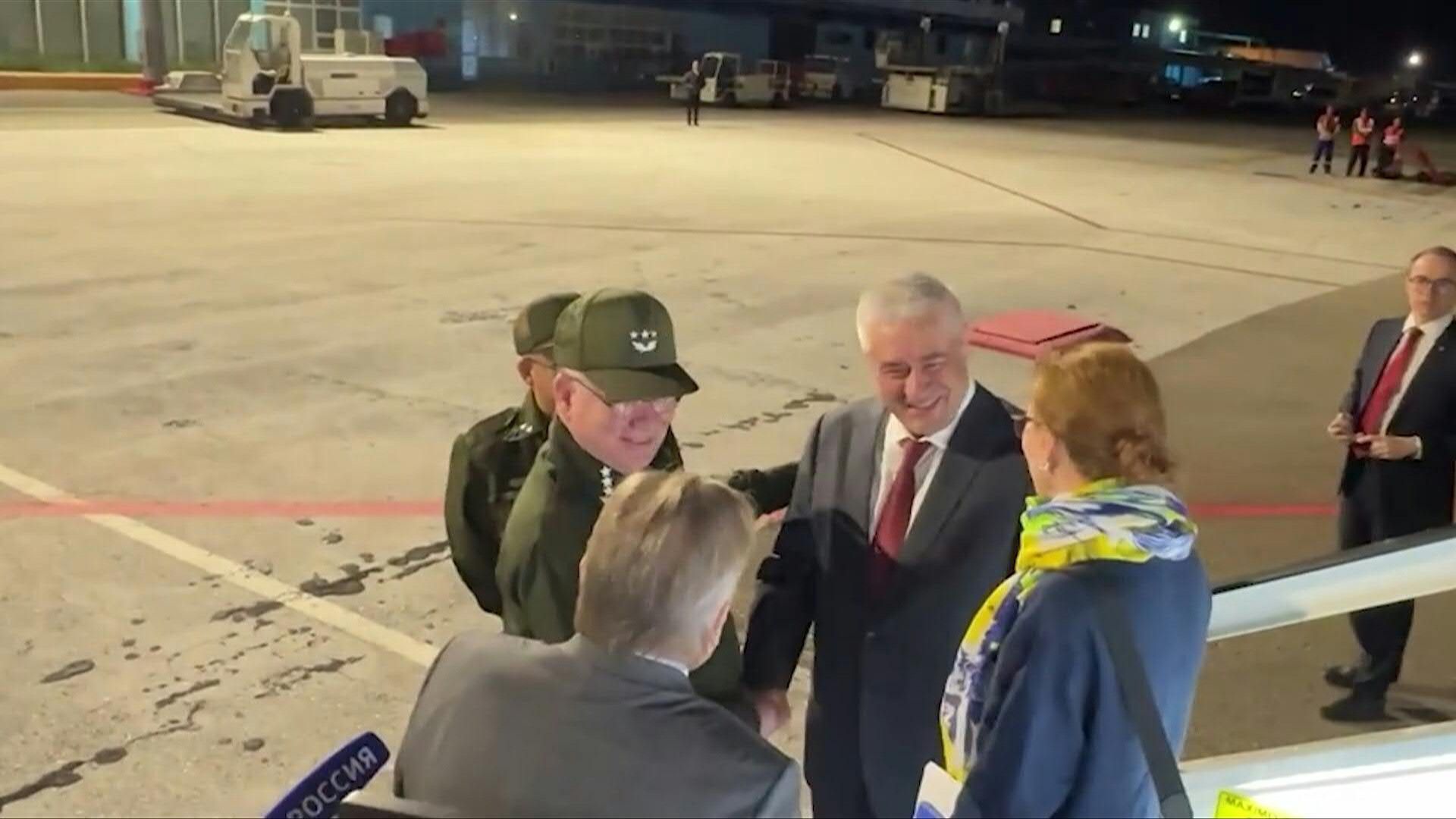 Video: Russian interior minister arrives in Cuba for talks