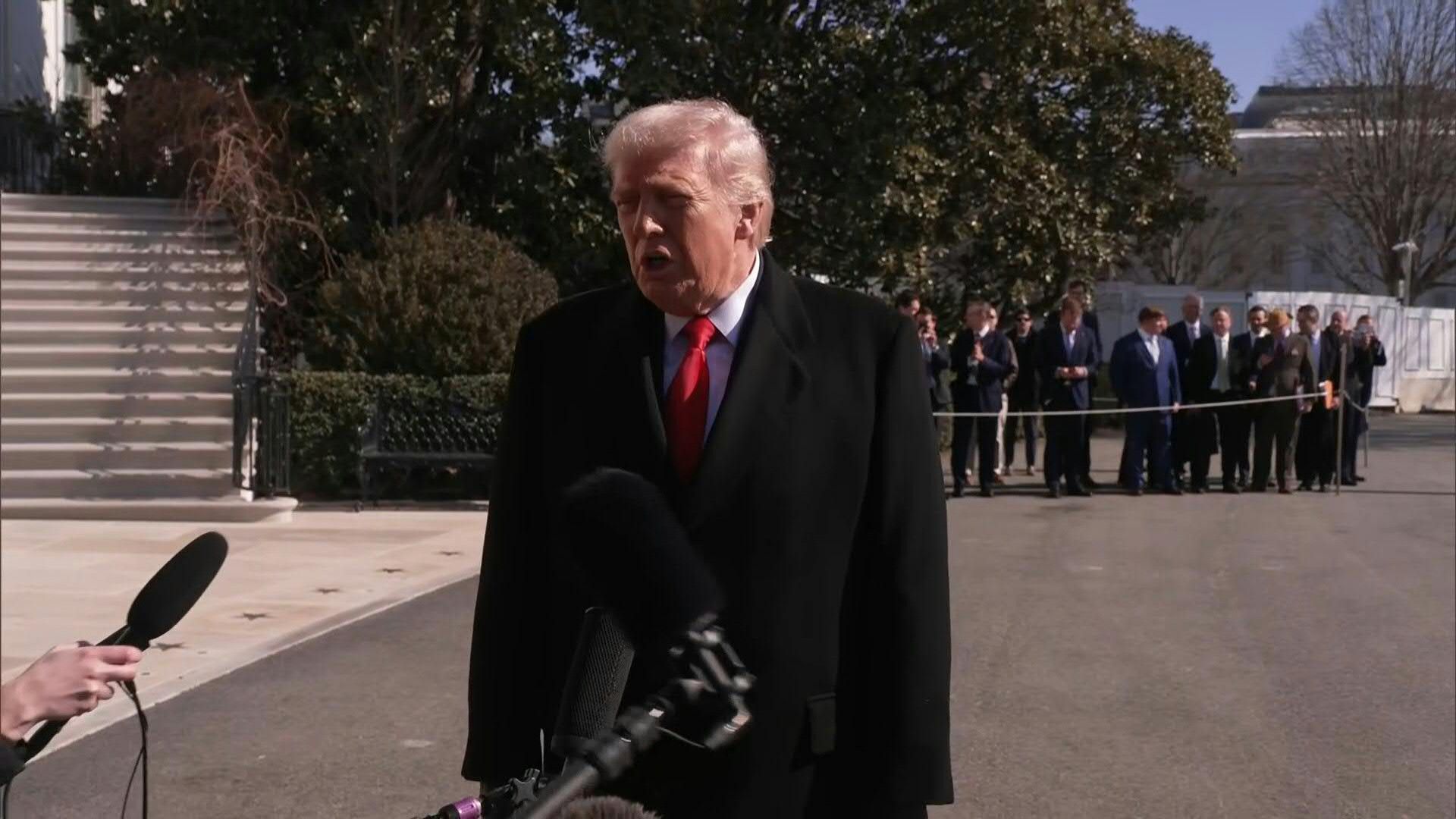 Video: Trump says US inflation 'back on track'