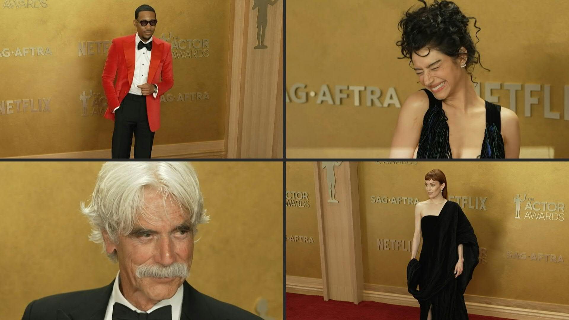 Video: Hollywood stars walk the red carpet at the 32nd Actor Awards
