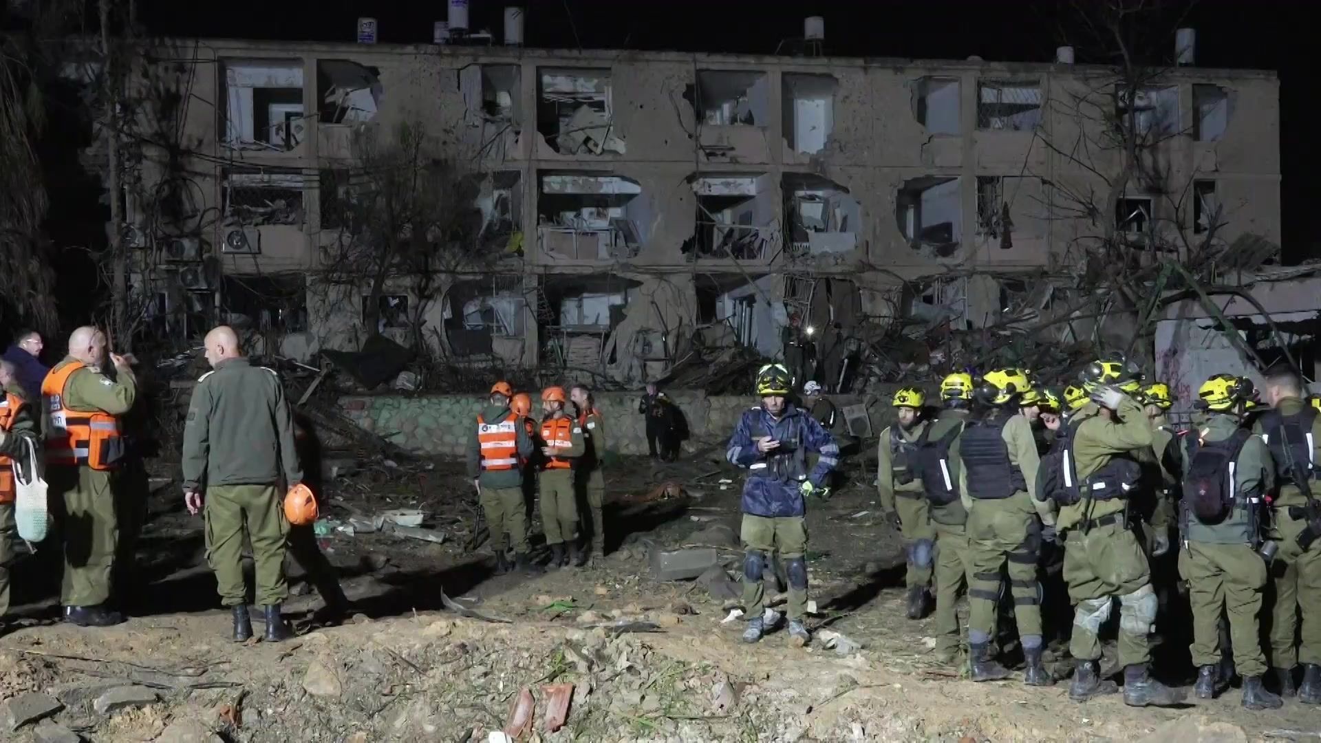 Video: Emergency teams deploy after Iran missile hits Israel's Dimona, home to nuclear site