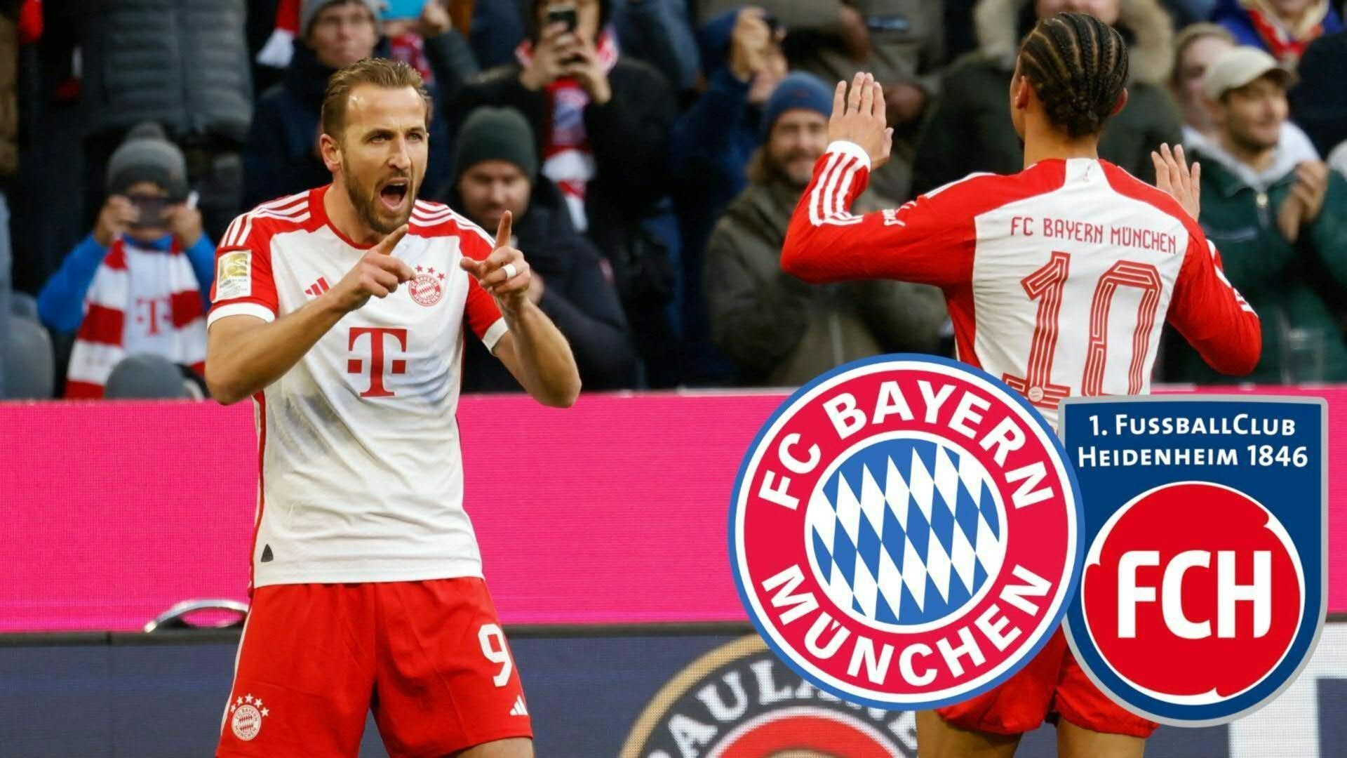 Kane-Doppelpack: Bayern mit Zittersieg gegen Heidenheim