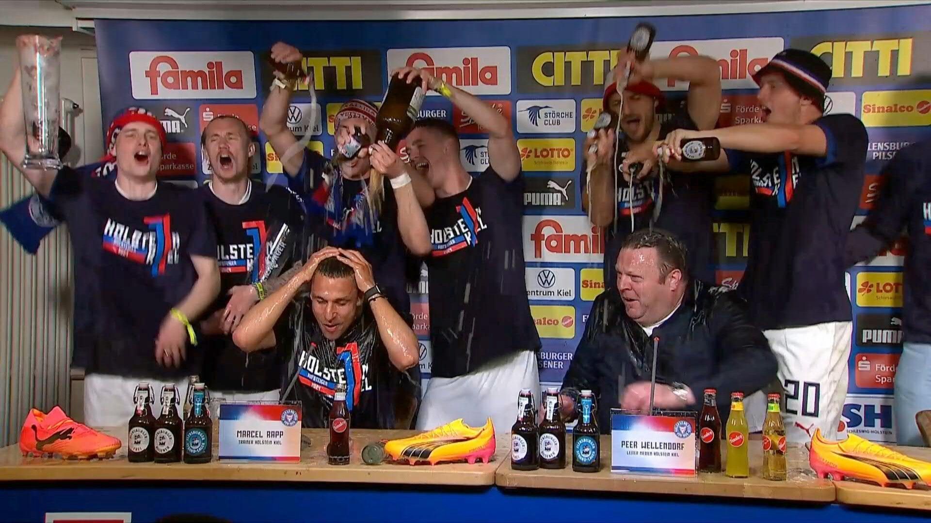 Aufstiegsparty im hohen Norden: "Nie mehr 2. Liga KSV!"